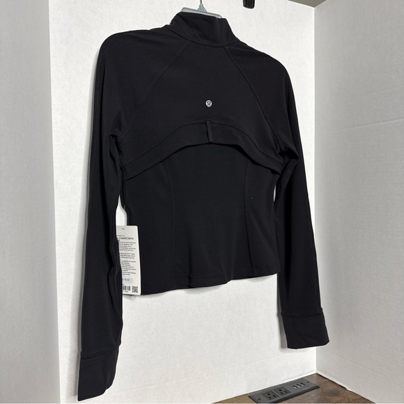 Lululemon Nulu Cropped Define Jacket Black Size 8 New With Tags Back Vent - Picture 5 of 6